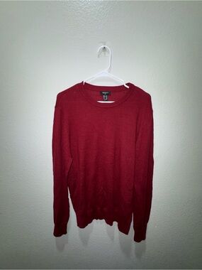 Forever 21 Men's Burgundy Crewneck Sweater